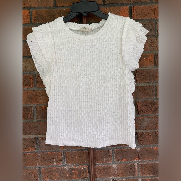 kirious Tops - Atelier by Kirious textured flutter sleeve top